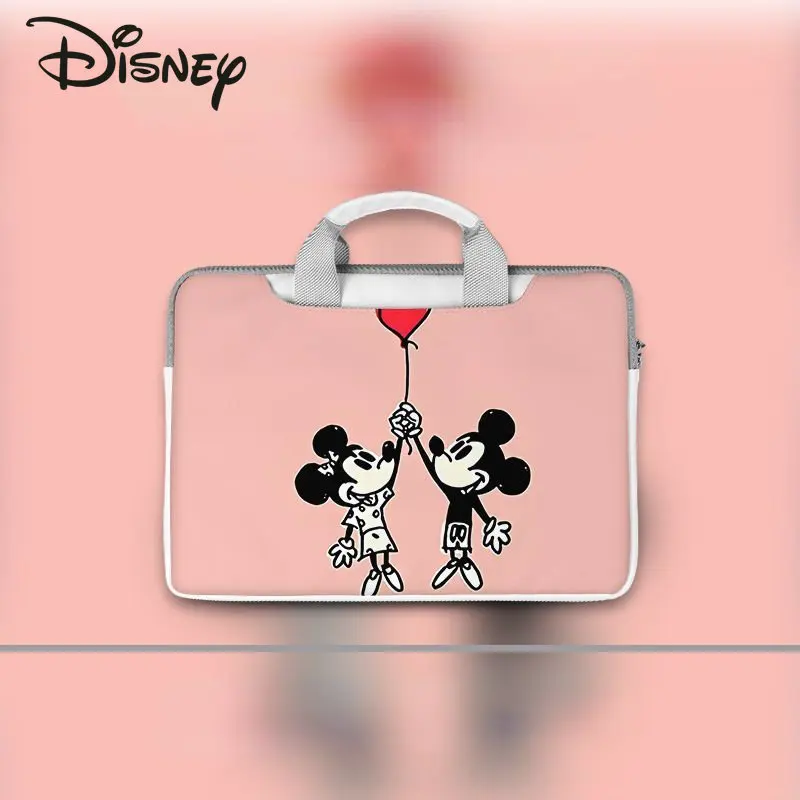 Disney New Women\'s Computer Bag Moda de Alta Qualidade Portátil Laptop Bag Cartoon Casual Multi Funcional Bolsa dos homens