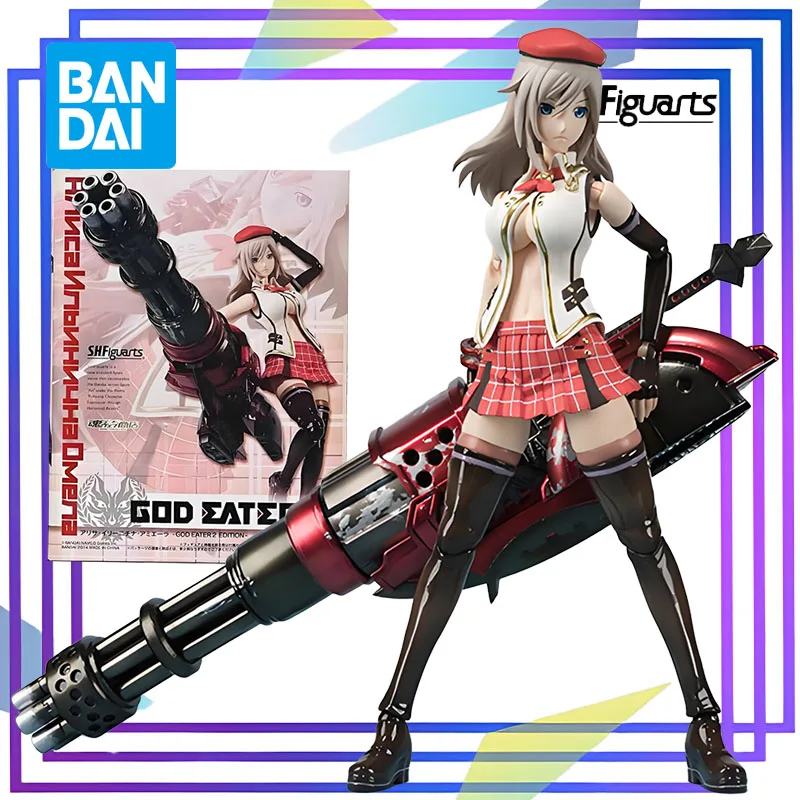 

Оригинальная серия BANDAI S.H.Figuarts 《God Eater: Alisa》Аниме Фигурка в сборе Модель игрушки Коллекционная модель Украшения Подарки