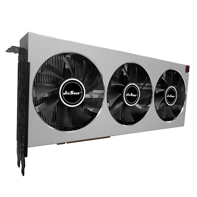 JIESHUO AMD Radeon VII 16G Three-fan Video Graphics Card GDDR6X amdvii 16gb PC Desktop Games Office Mining KAS Other Eth Btc RVN