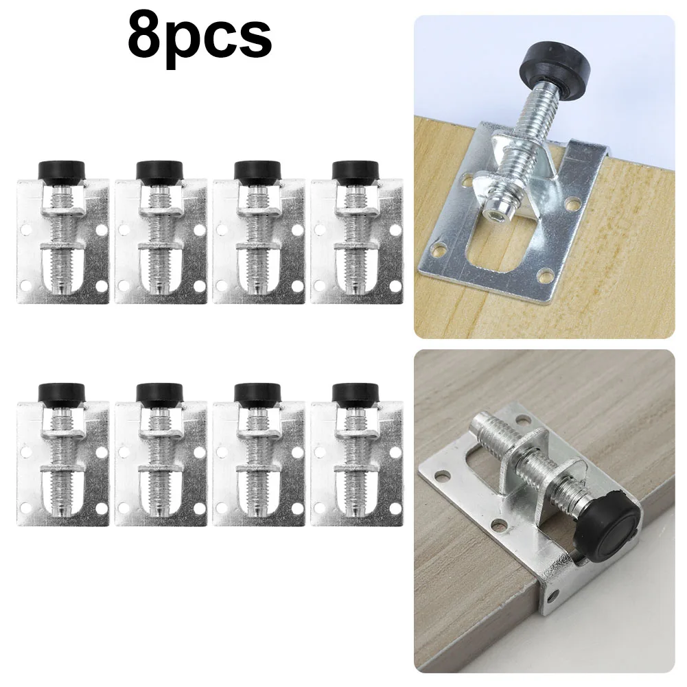 Silver for Furniture Levelers Leveling Table Feet 4pcs Adjustable Furniture Accessories Raised Support Side Mounted