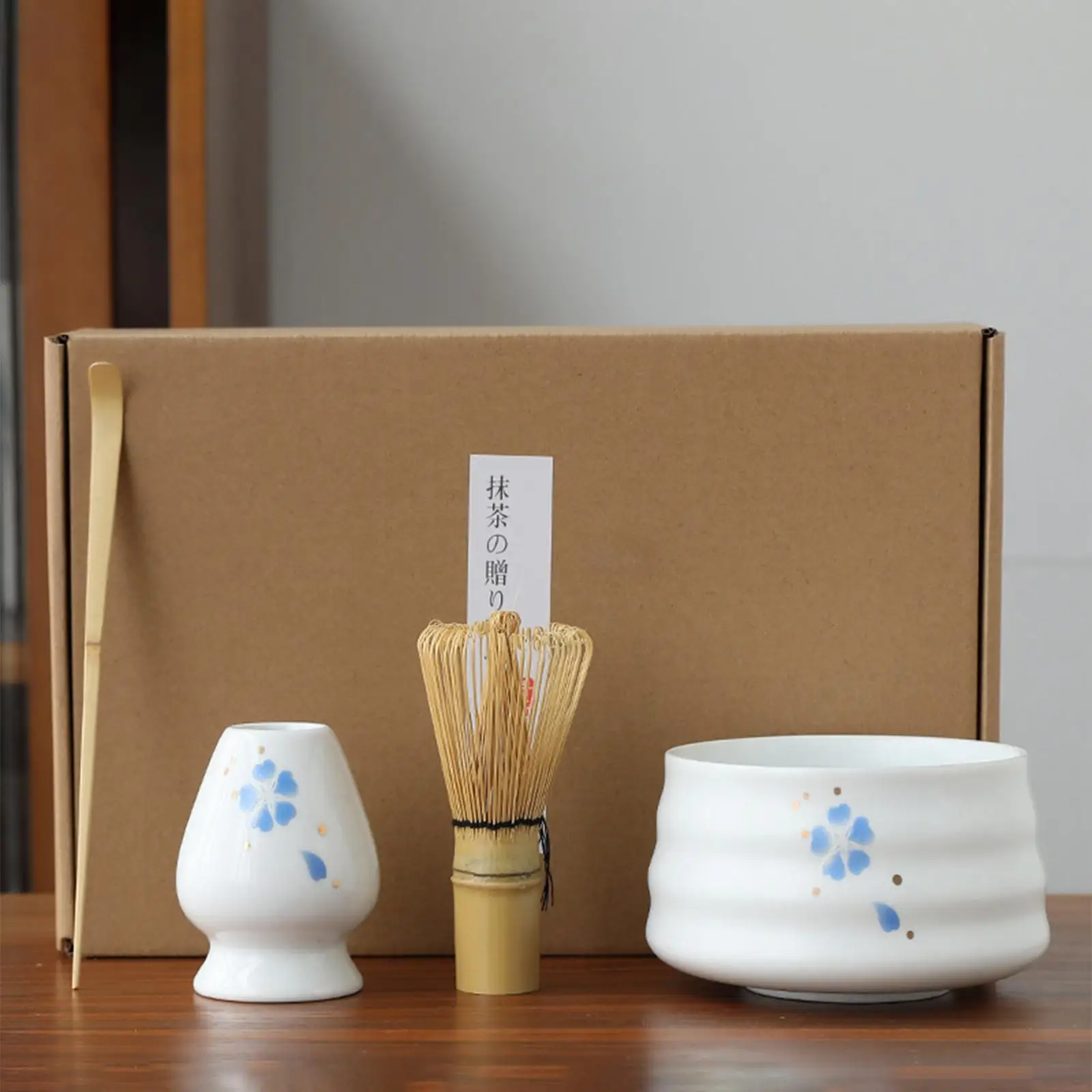 Traditional Japanese Matcha Set Handmade Novelty Gifts for Tea Room Japanese Tea Utensils