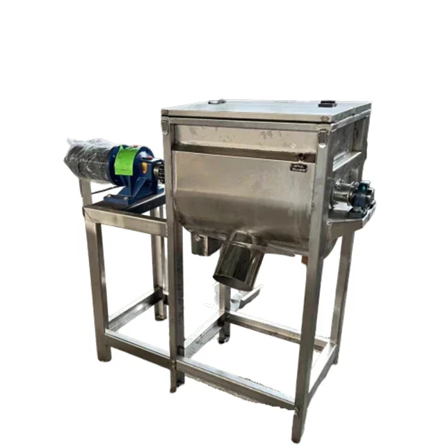 good quality Manufacturer Horizontal agitator powder mixer food grade heating 200L