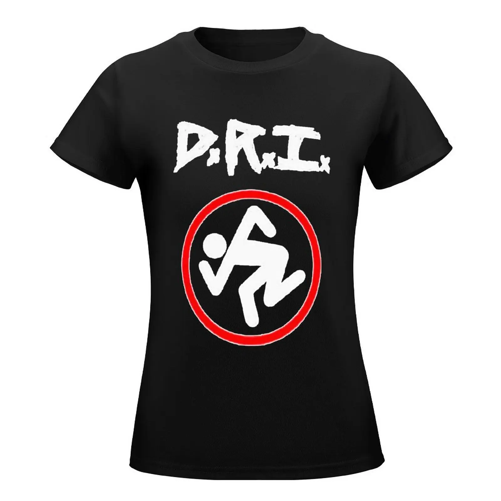 D.R.I. Band T-Shirt plus size tops funnys tops Women