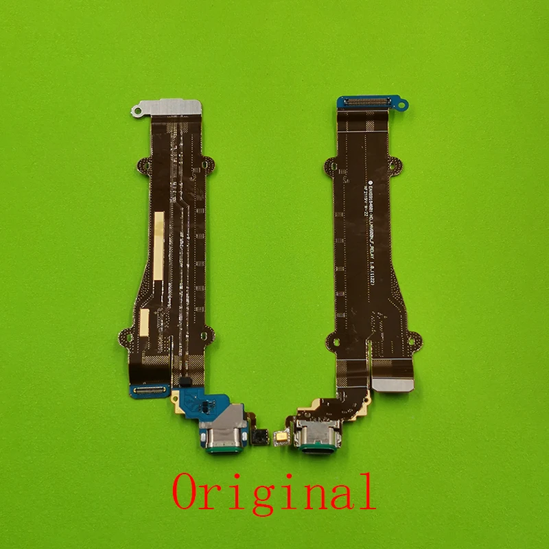 1pcs USB Charging Dock Connector Mic Flex Cable For LG V60 ThinQ 5G V600TM V600AM LMV600N LMV600EA Charger Port  Board