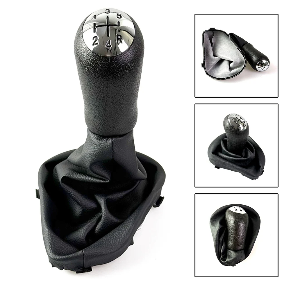 5 Speed Gear Shift Lever Knob With Rod Dust Cover For Renault R Logan II 13-22 Gearbox Cover 969356242r Car Accessories