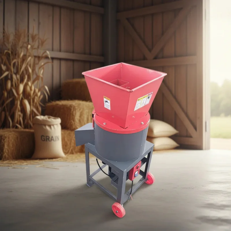 

Livestock Fodder Machine: Heavy-Duty Grinder For Corn Stalk Hay Grain