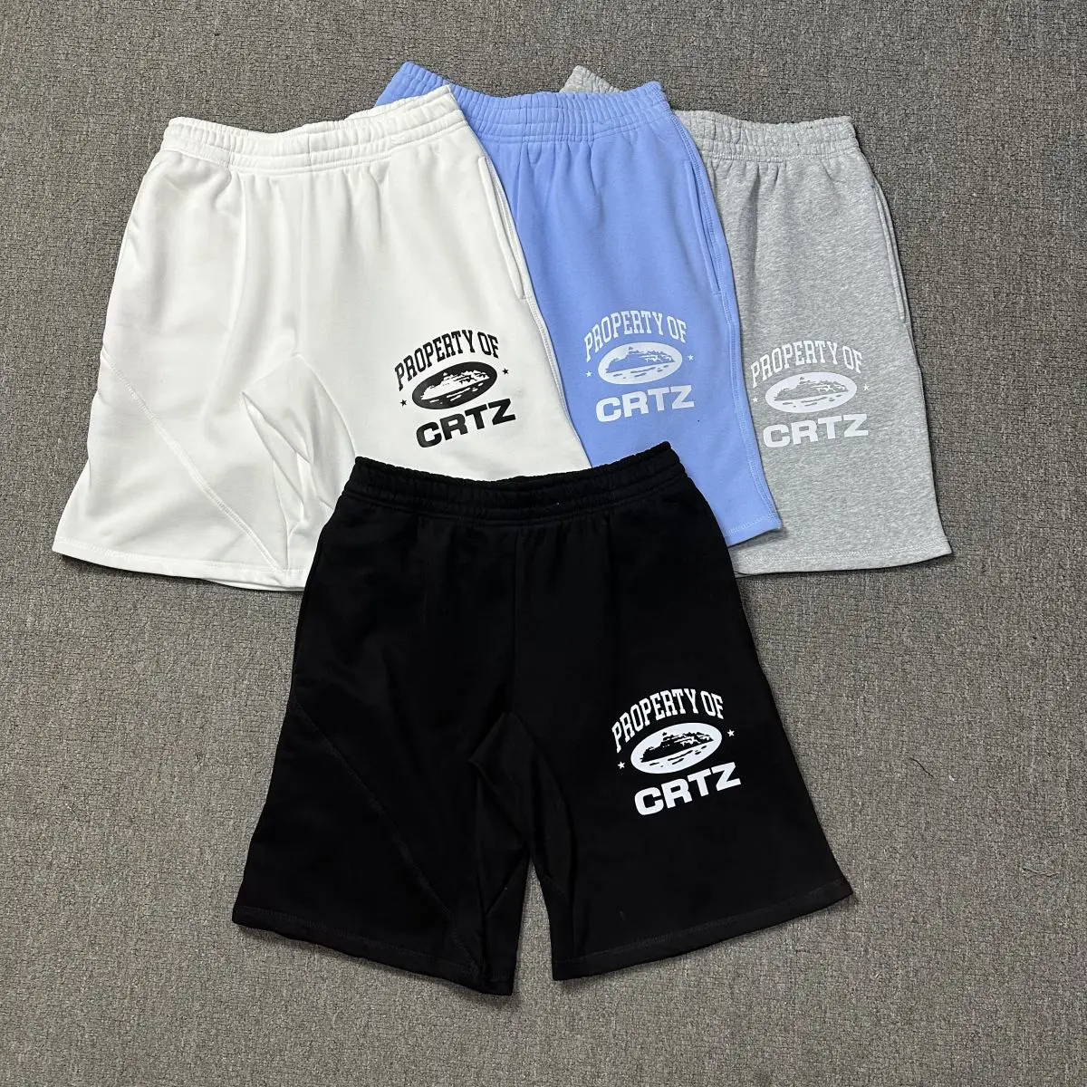 Zomer Casual katoenen orts Jeugd Loose Fit Gedrukt Spor Vijfkwartlengte Broek met rechte pijpen Faionable Street Sle