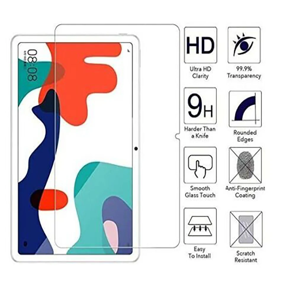 화웨이 MatePad 10.4 화면 보호기에 대 한 2 Pcs 강화 유리 10.4 인치 강화 유리 태블릿 화면 프로텍터 필름