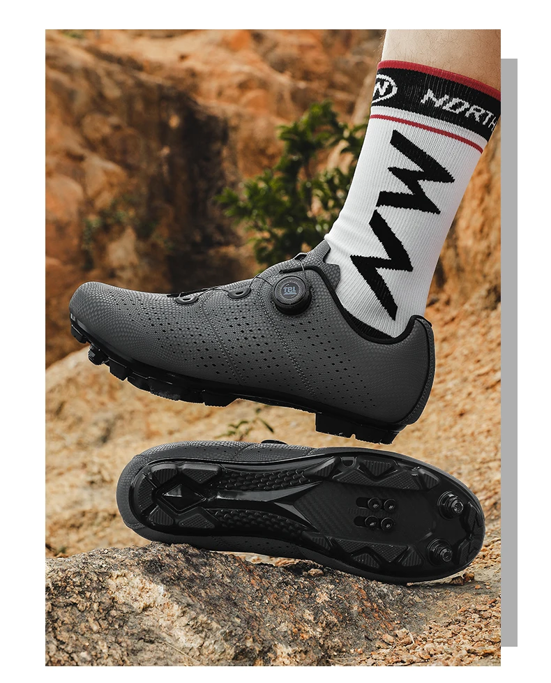 MTB Fahrradschuhe für Herren Flache Pedalschuhe Leichte Rutschfeste Selbstverriegelnde Schuhe für Damen Outdoor-Radsport Rennradschuhe – Detail 28