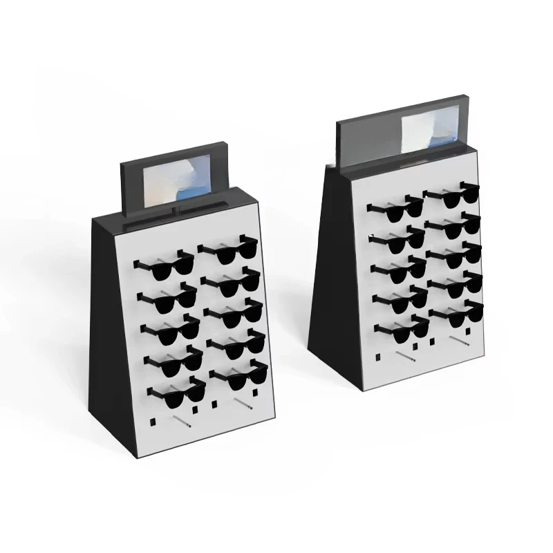 High quality two-way sunglasses holder display frame glasses frame display function