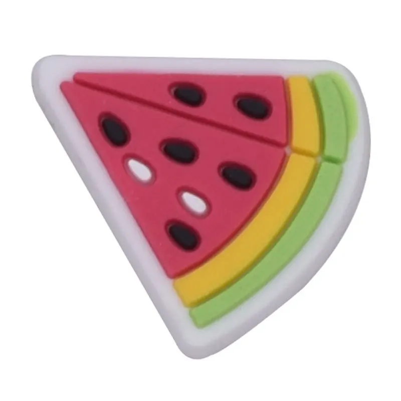 Watermelon Shoe Charms for Crocs Accessories Sandals Women Clogs Pins Men Badges Kids Jeans Boy Girls Decorations Buckle Shoes