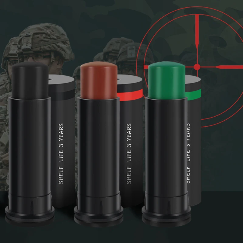 

1Pc Oil Face Paint Tube Easy To Color Woodland Eye Black Stick For Sports Oil Tube Stick Disguised Paint Camouflage Cream
