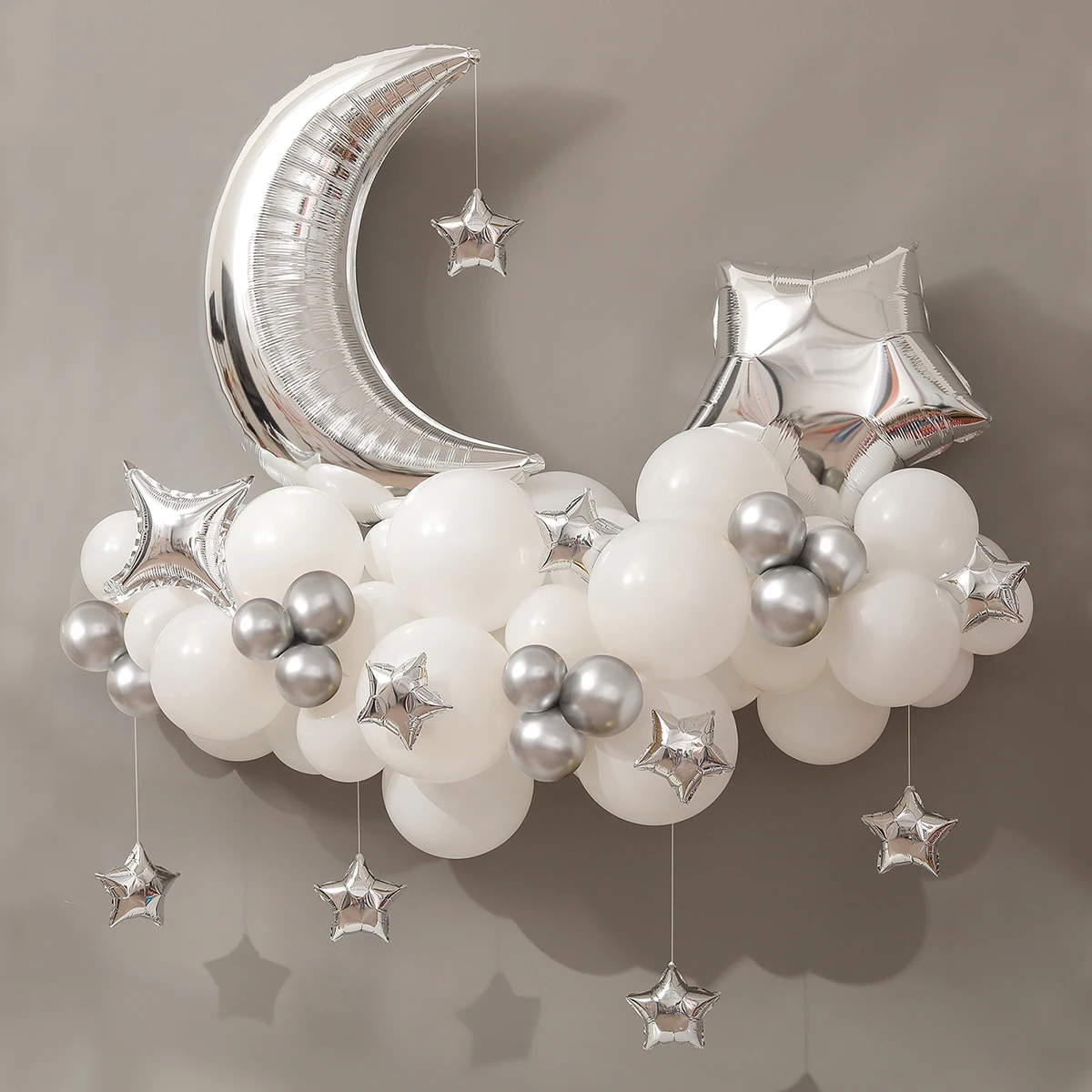 61Pcs Mond Sterne Ballon Set für Muslimischen EID Mubarak Festival Hause DIY Dekoration Ramadan Kareem Kinder Geburtstag Party ballon Globos