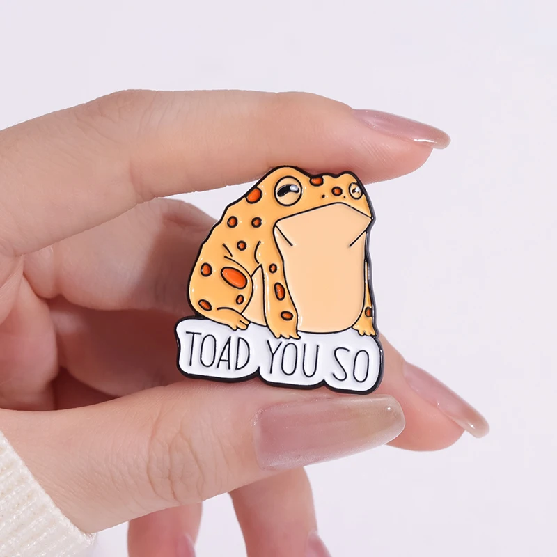 Toad Otters Dog Turtle Enamel Pins Custom Turtley Cool Dude Brooches Lapel Badges Animals Jewelry Gift For Kids Friends