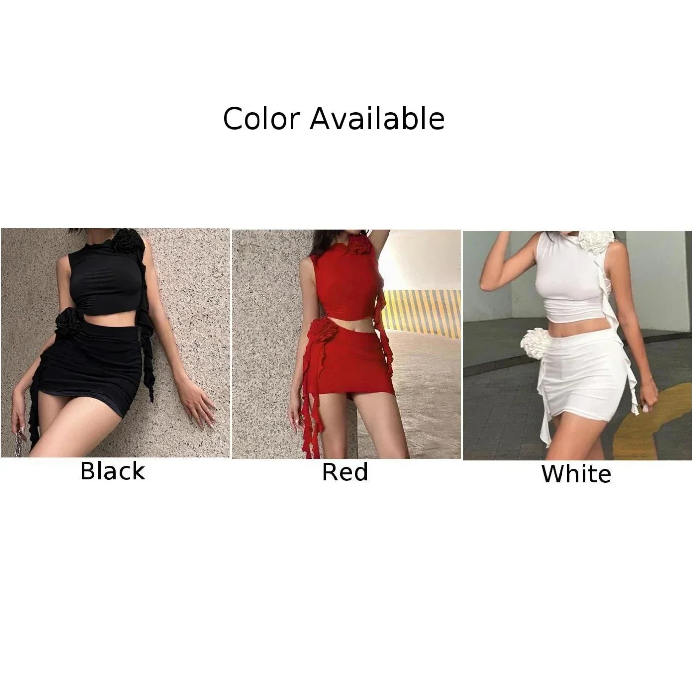 여성용 플로럴 탑 힙 스커트, 섹시한 짧은 스커트, 슬림핏 캐주얼 세트, 얇은 패션