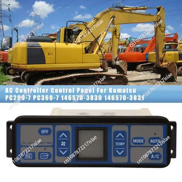 Excavator air conditioner controller, control panel for Komatsu