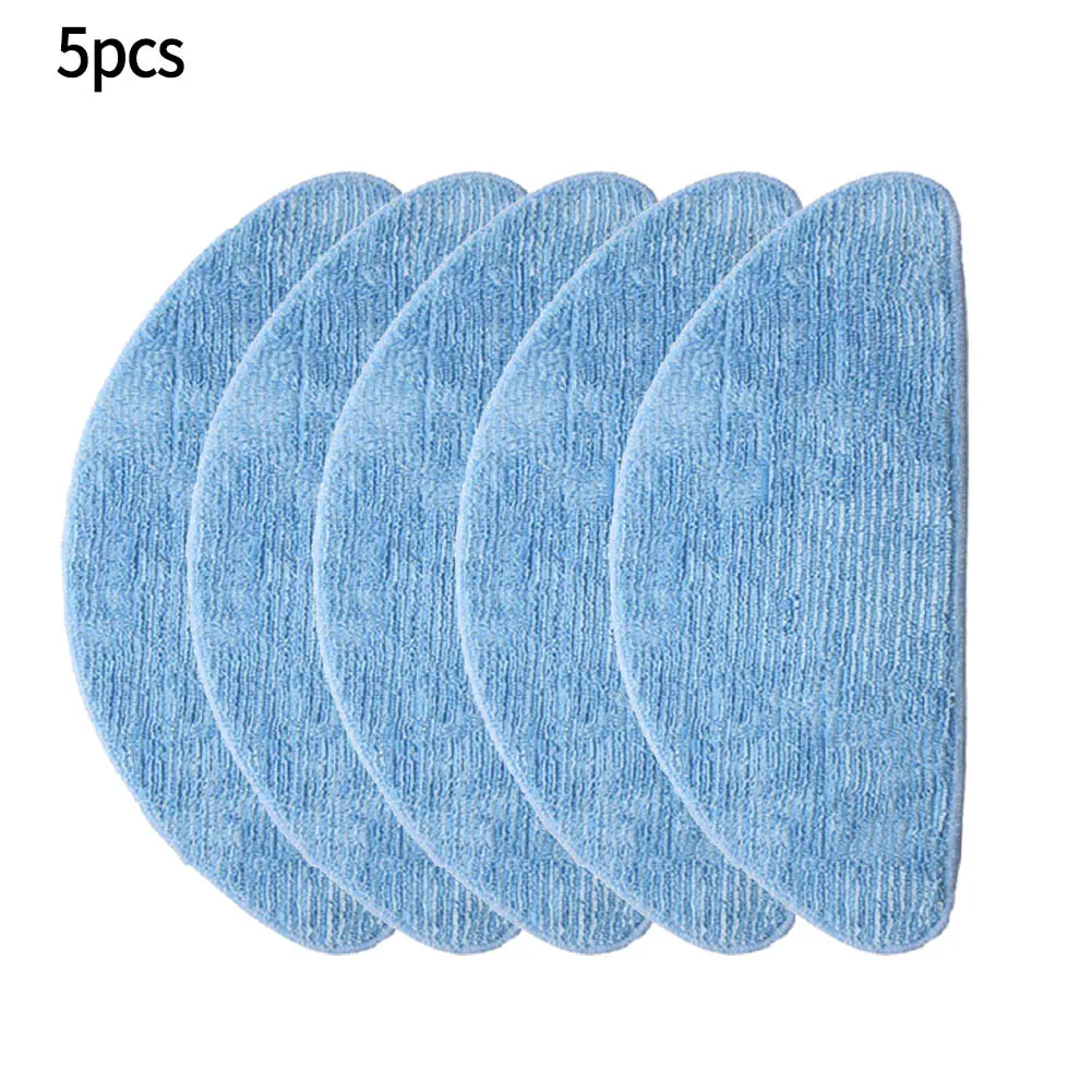 5 Pack For Zigma Spark 980/981 Vacuum Cleaner Robot Spare Part Cloths Mopping Pads Dry And Wet Usage Mop Cloths