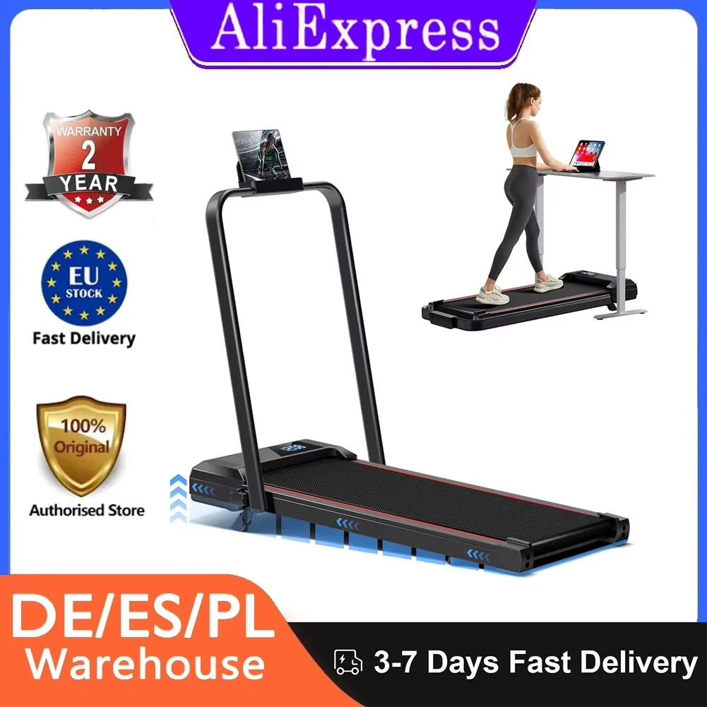 Robore Sw1F Tapis de Marche avec Moteur Brushless Incliné 9% 12 Km/H 2,5 CV Tapis Roulant Pliant sous Bureau pour La Maison et le Bureau