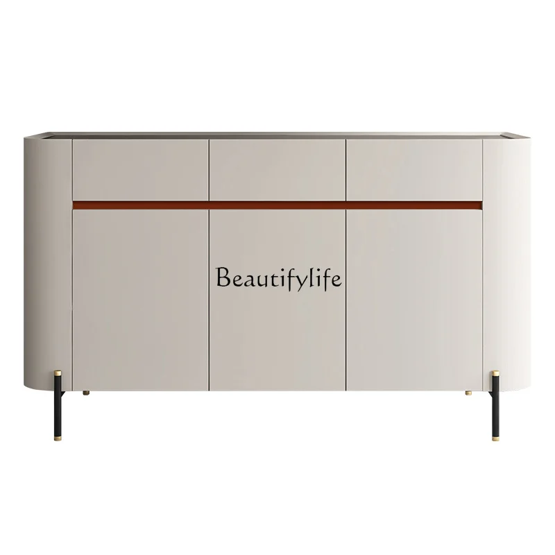 

Italian minimalist side cabinet modern minimalist Nordic light luxury entrance cabinet