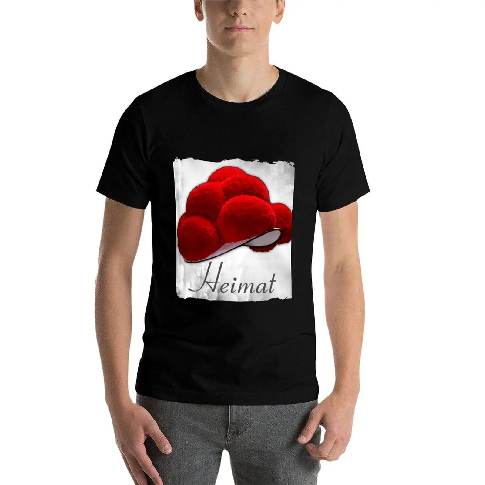 Schwarzwaldhut Bollenhut ART 1.6 المنزل تي شيرت رجل جرافيك تي شيرت تي شيرت للرجل حزمة تي شيرت أبيض