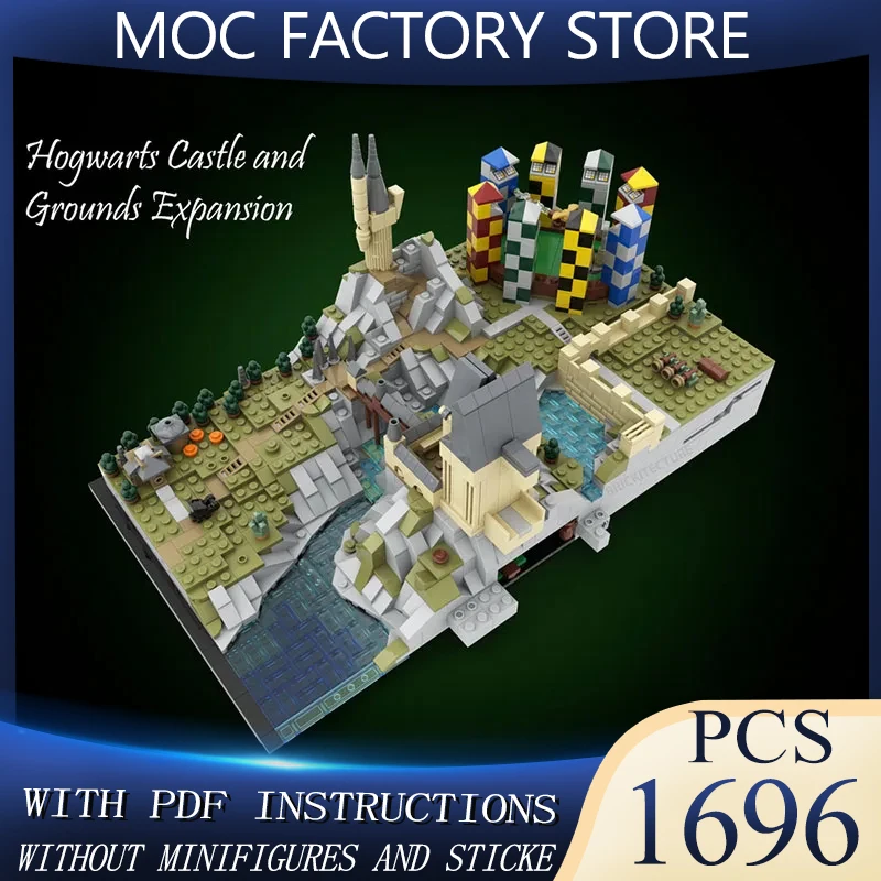 

New Moc Building Blocks Magic Movie Castle Model Technology Module Building Blocks Children's Festival Gift Toy DIY Set