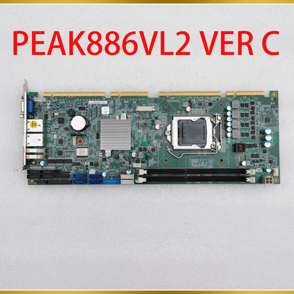 For NEXCOM Full-length Industrial Control Board PEAk886 With Dual Network Card PEAK886VL2 VER C