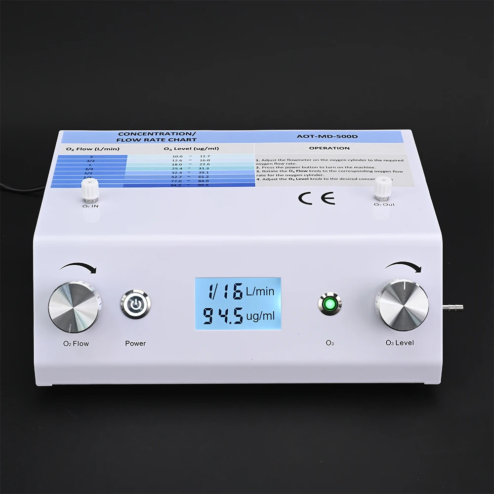 AQUAPURE Ozonator Ozone Generator Machine with 10-100mg/L Ozone O3 Destroyer for Therapy