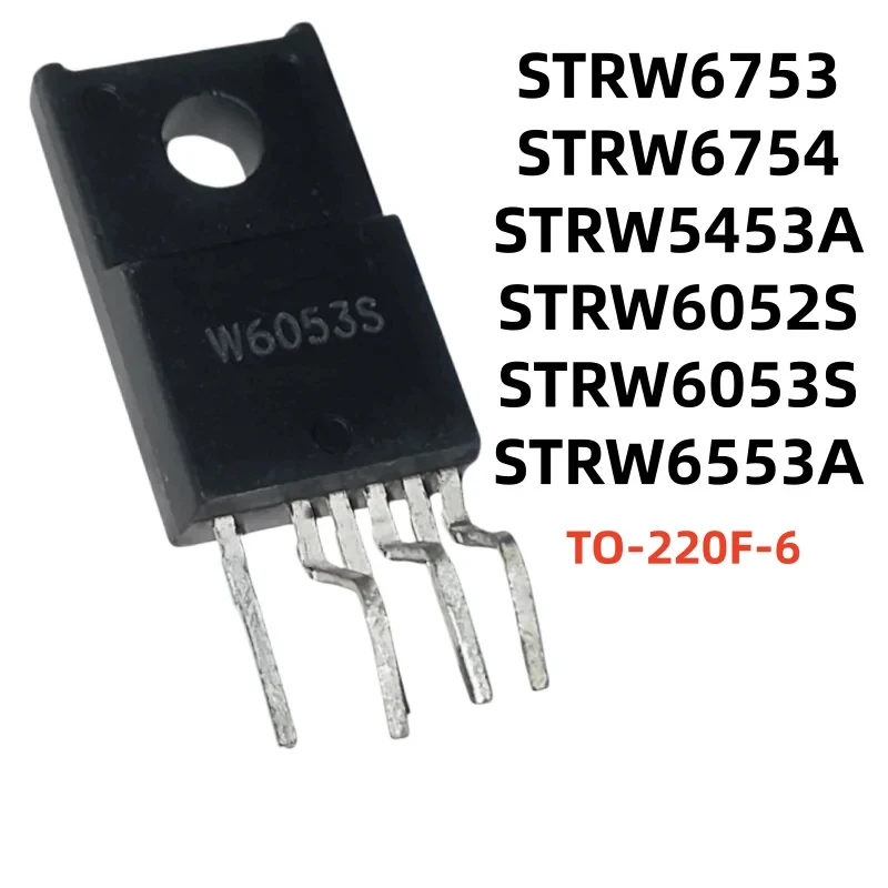 10 SZTUK/PARTIA STRW6753 STRW6754 STRW5453A STRW6052S STRW6053S STRW6553A TO-220F-6 nowe, dostępne od ręki — zdjęcie produktu 6