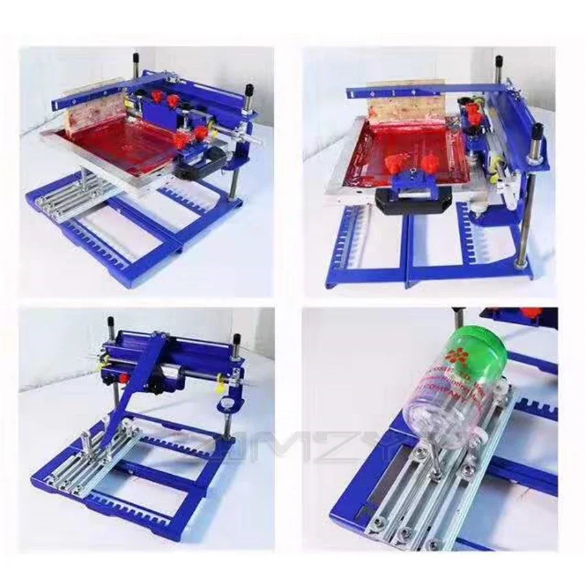 SPE-A Type QMH170 Curved Screen Printing Machine Manual Screen Printing Machine Steel Plate Press Silk Screen Printing Station