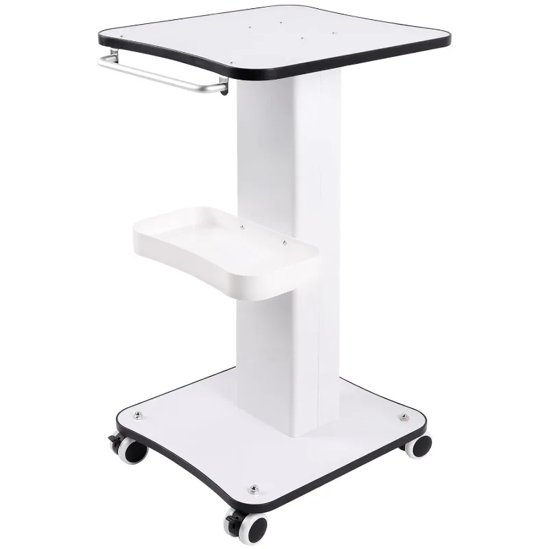 

Beauty Salon Trolley Cart, Aluminum Spa Rolling Cart with Wheels Beauty Instrument Tray Rolling Cart with Tray Salon Rolling