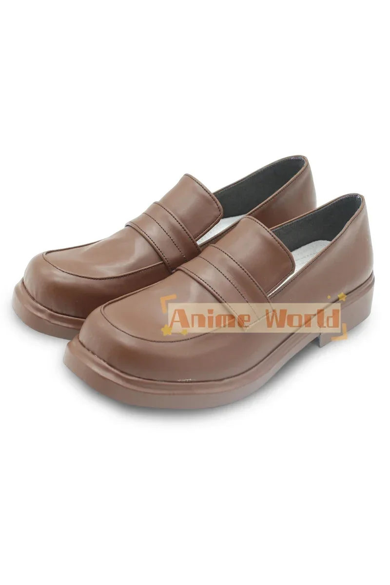 Gotoh Hitori 코스프레 신발 애니메이션 Bocchi The Rock 코스프레 소품 PU 가죽 신발 할로윈 카니발 부츠 맞춤 제작