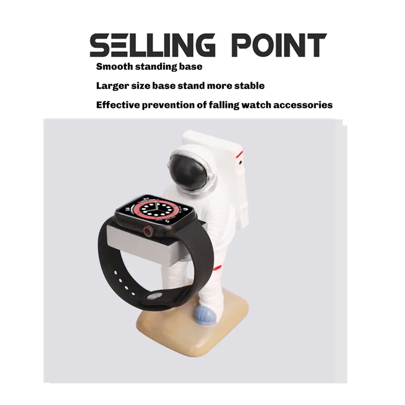 ABKI-For HUAWEI  Astronaut Desktop Wireless Watch Charging Stand Watch Display Box Watch Charging Base Storage Rack Support