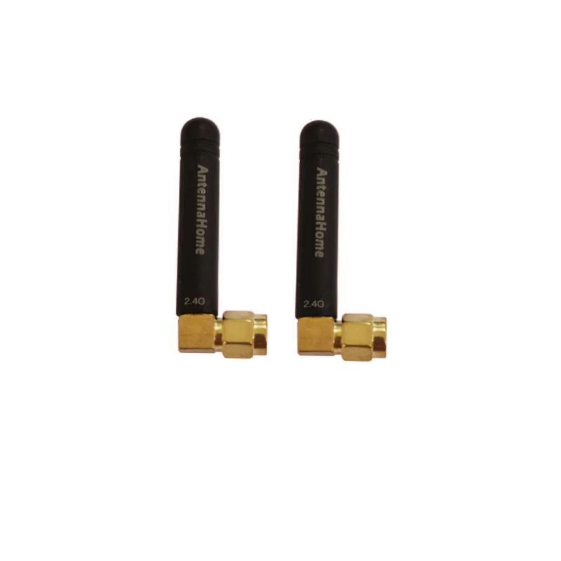 

AntennaHome 2.4GHz Antenna,SMA-JW bended connector, for 2.4G,Bluetooth, ZigBee, and WiFi products AH2G.104