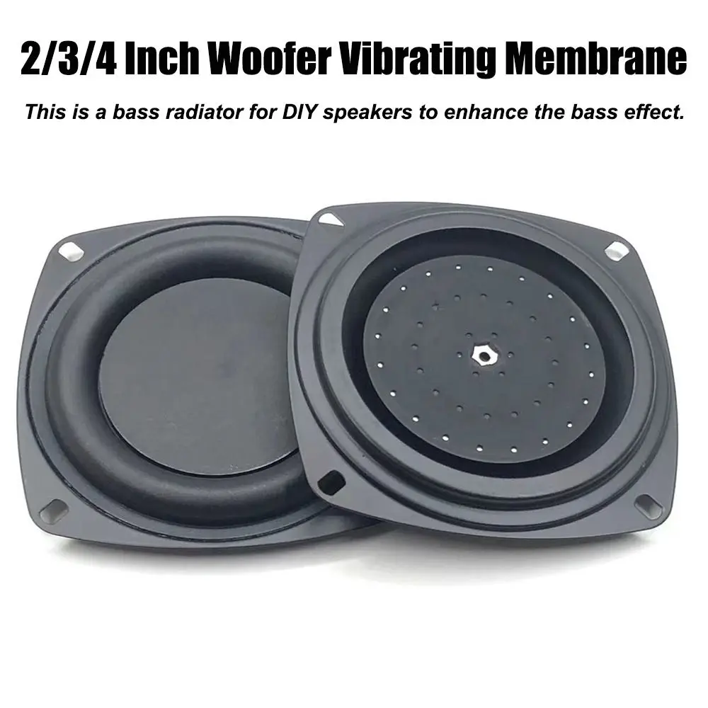 Woofer Radiator Bass Passive Speaker 2/3/4inch Low Frequency Loudspeaker Diaphragm Vibration Plate DIY