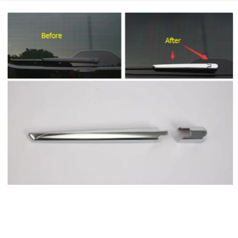 

For Mercedes Benz VITO W447 2017-2022 Car Accessories Rear Window Wiper Nozzle Cover Trim Molding Decoration Stickers W4