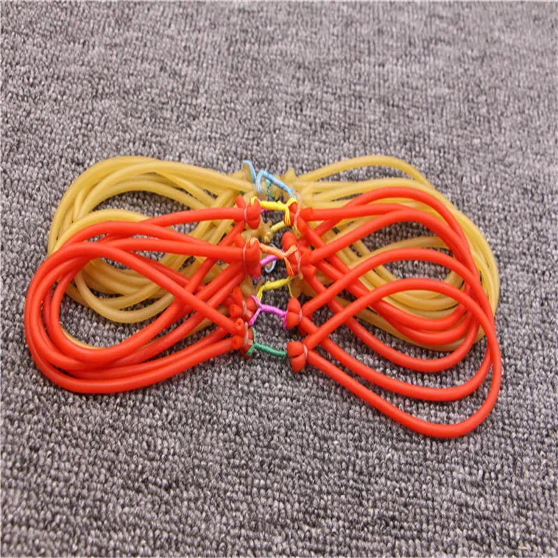 Durable Natural Rubber Elastic Latex Tube Band Line Catapult Slingshot Replacement Kit Fishing Sccessory Tools