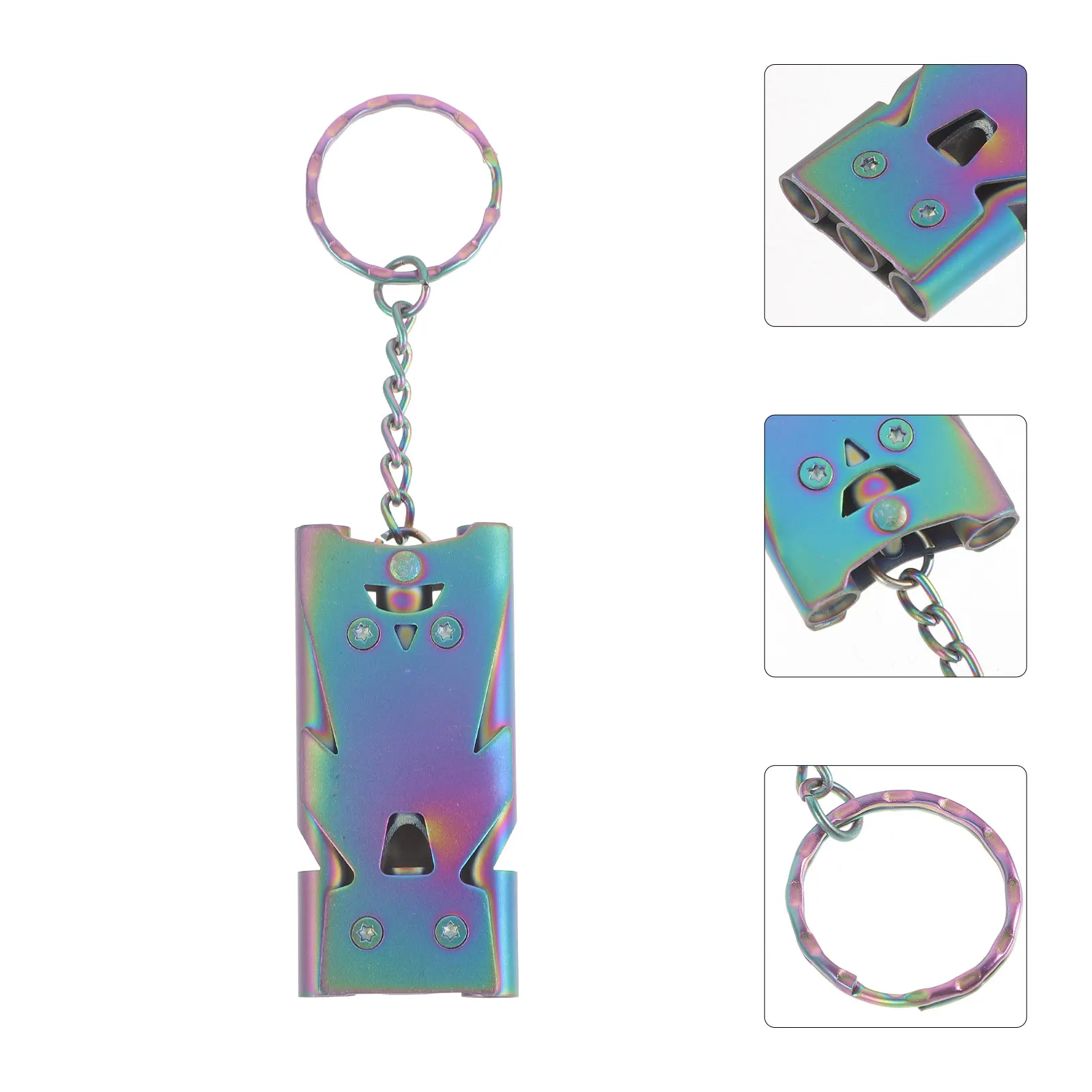 صافرة تدريب الطيور من الفولاذ المقاوم للصدأ متعددة الوظائف بصوت عالٍ للتخييم والبقاء على قيد الحياة وإكسسوارات الحيوانات الأليفة أدوات الحقائب #5