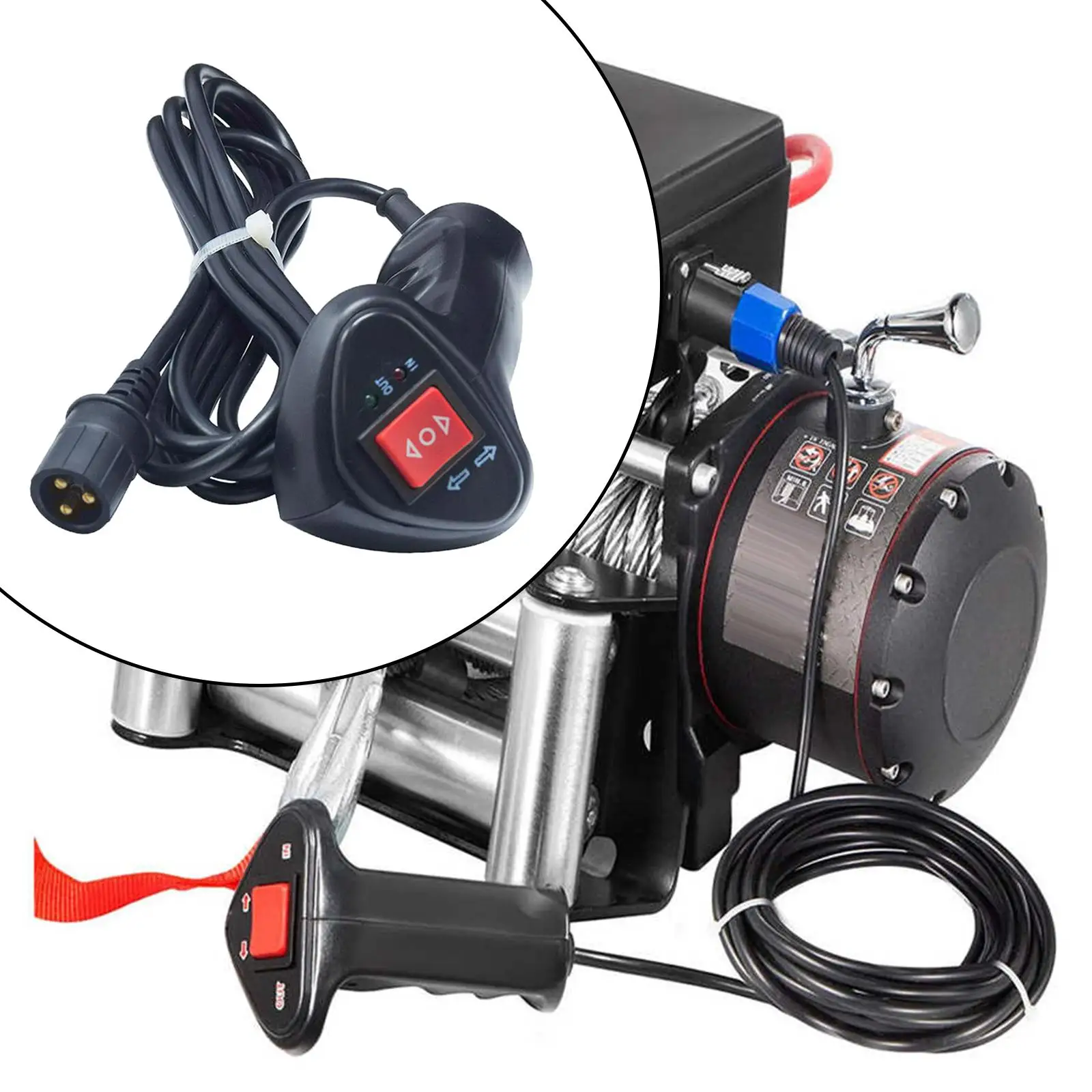 

Universal Winch Controller Connector Cable Winch Remote Hand