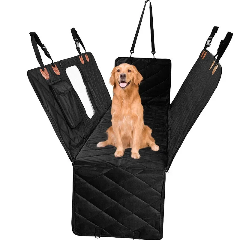 Pet Dog Car Seat Cover Pet Waterproof Pet Travel Dog Carrier Hammock Car Rear Back Seat Protector Mat Safety Carrier For Dogs