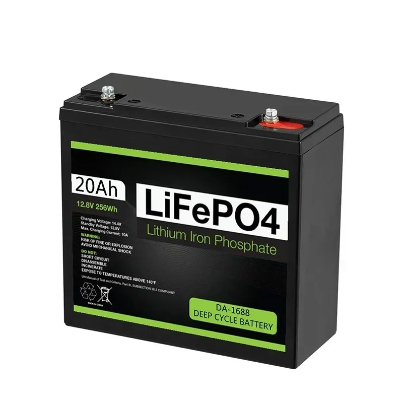 For Kid Scooters Boat Motor 12V Battery 20Ah LiFePo4 Battery Lithium Iron Phosphate 12V LiFePo4 Rechargeable Battery