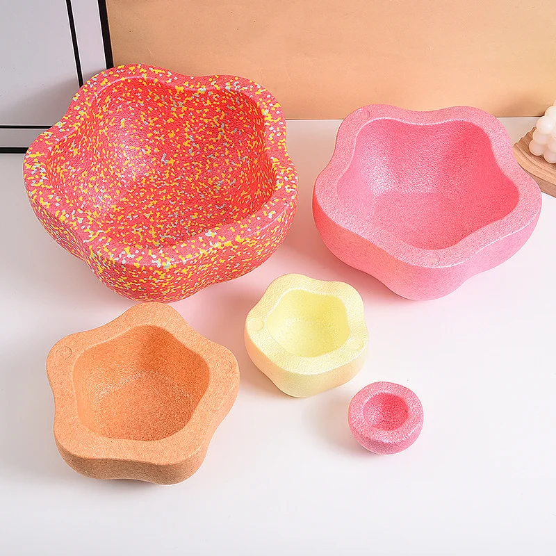 Kids Balance Stapstones Toys Sensory IntegrationFoam Toys Stapstenenen Sports Balance Toys 5pcs Set