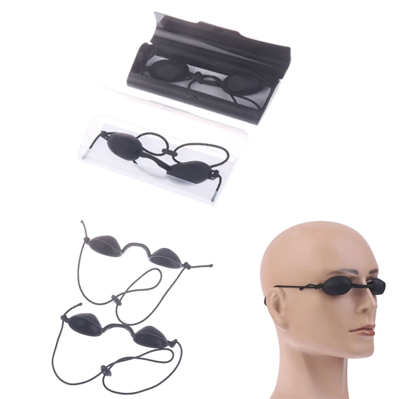 1PC Adjustable Full Shading Safety Silica Eyepatch Glasse Laser Light Protection Goggles For Tattoo Photon Beauty Clinic Patient