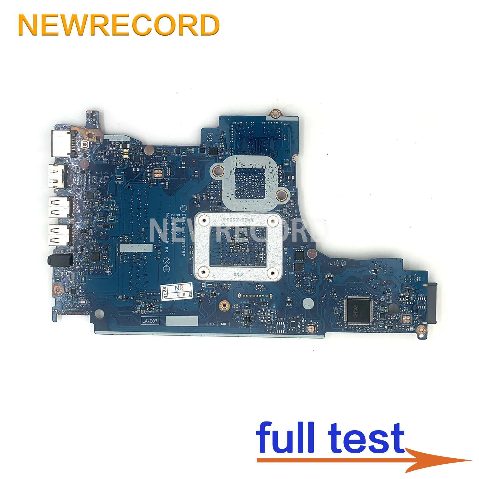 Imagem -02 - Placa-mãe Portátil para hp Epv51 La-g078p 15-db 15t-db 255 g7 Cpu e2 a4 a9 Ddr4 L20479001 L20478-001 L31720601 L20477-001