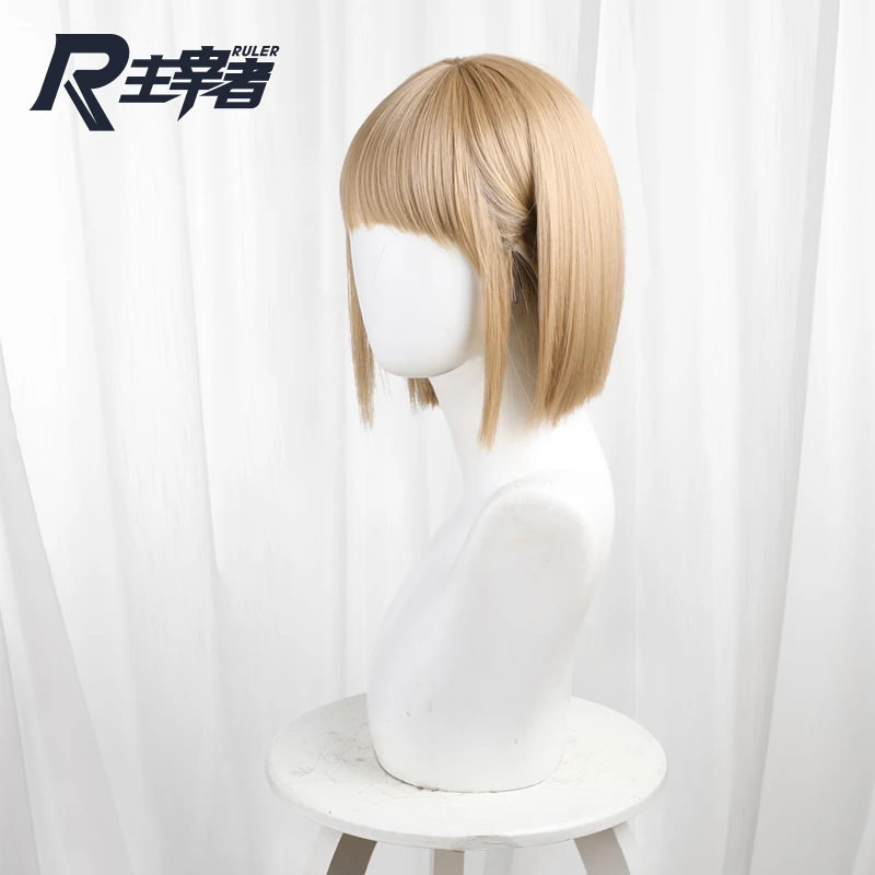 Anime Chinatsu Kano Cosplay Wig Brown Short Hair Heat Resistant Synthetic Wig Halloween Party for Women Girls Accessory Props