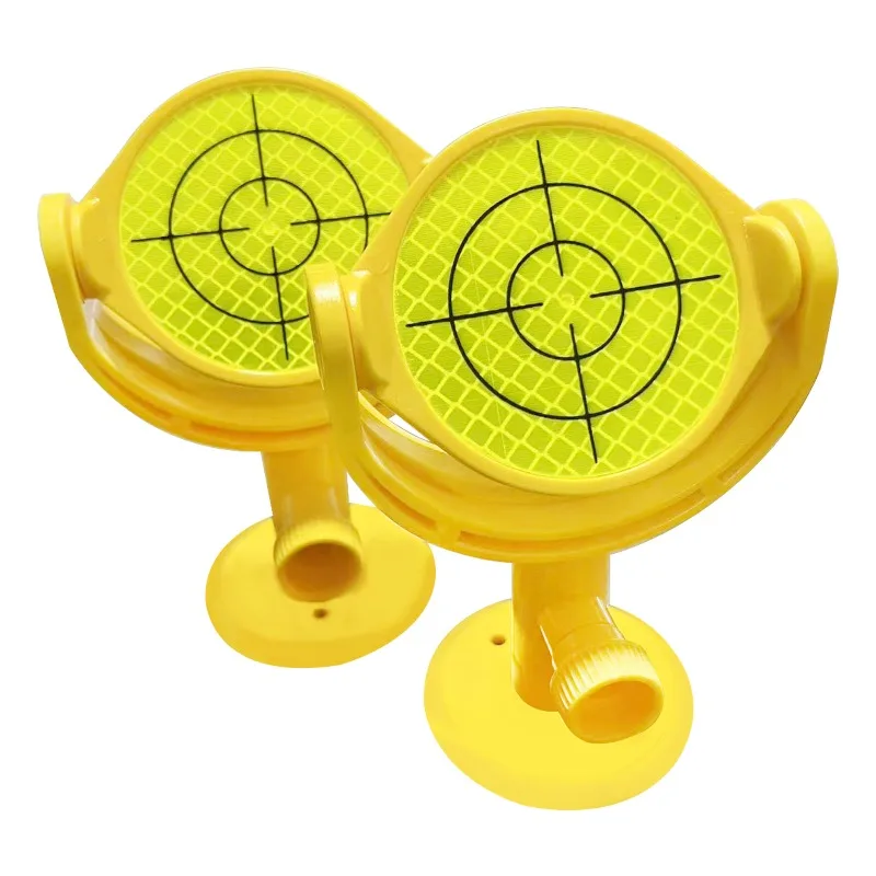 

Fluorescent Green Tilting Target Reflector for Total Survey Station 5/8 Thread Mini Reflective Target with Crosshair 60mm Sheet