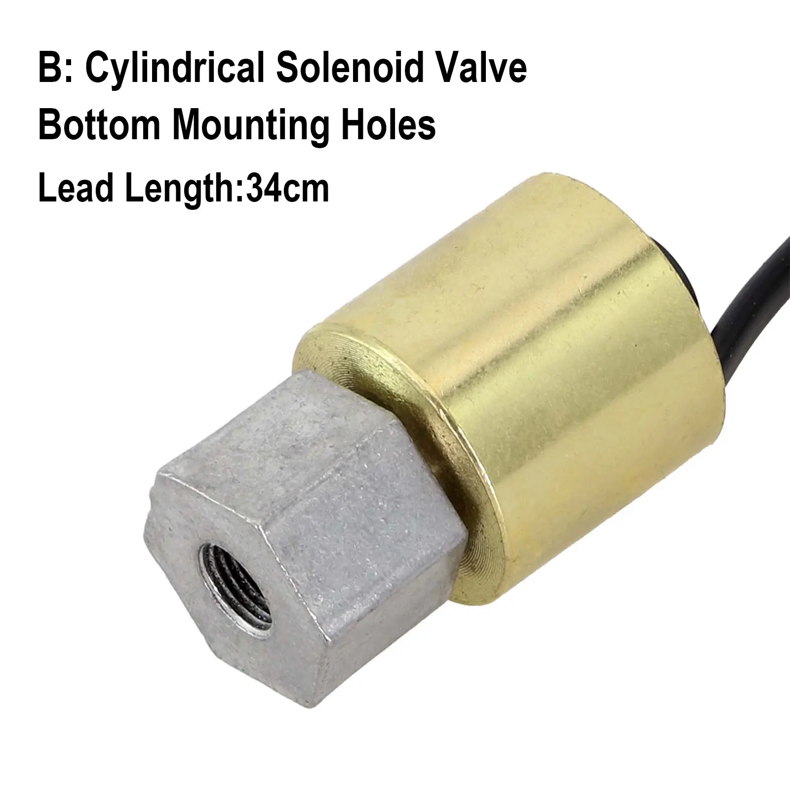 Compact Air Valve Air Pump Solenoid Valve Precise Control Silent Working Cast Aluminium Material Clean Air Supply