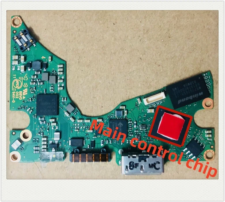 HDD PCB logic board 2060-800067-001 REV P1 for Western Digital hard drive repair data recovery