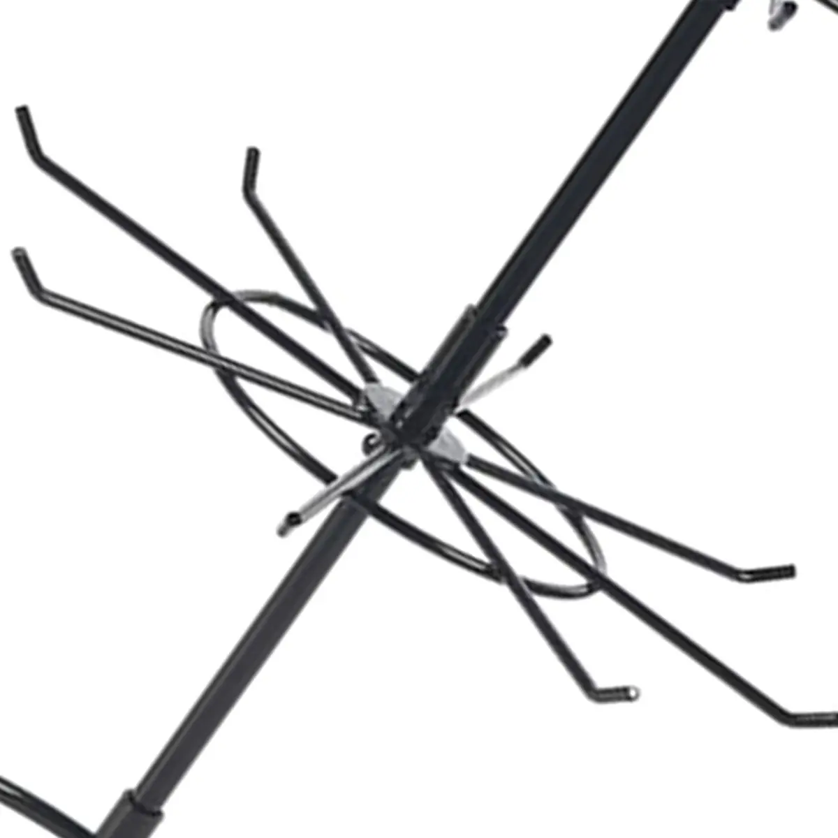 A56K Rotating Jewelry Display Stand 2 Tier Necklace Organizer for Hanging Earrings Rings Bracelets Watches