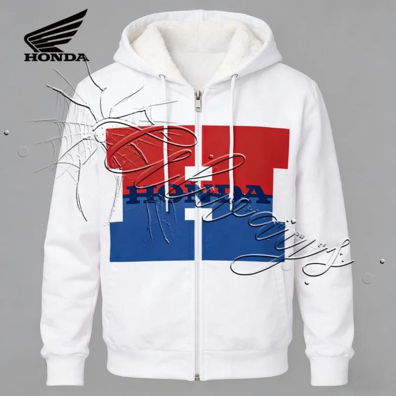

Honda HRC гоночная модная теплая толстовка для спорта на открытом воздухе, мужская ретро-мото, внедорожный горный велосипед, одежда для мотоциклов, толстовка с капюшоном