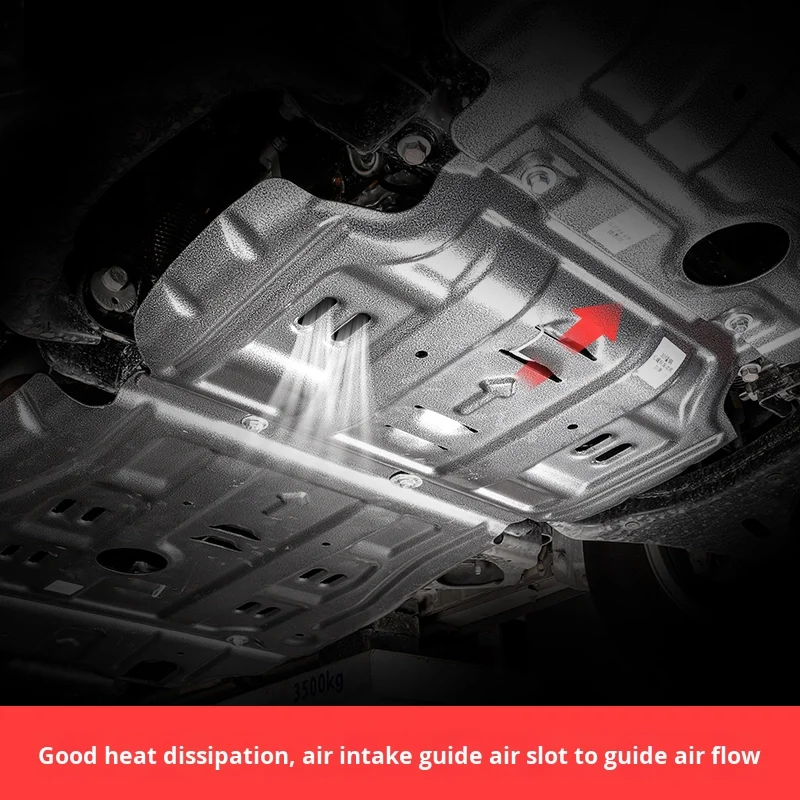 Pelindung Bawah Mobil Off-Road Great Wall Power Cannon/Wingle 5/6/7 Tahun 2021, Pelindung Bawah Mesin/Tangki/Radiator Baja, Pelat Pelindung Aluminium 3D